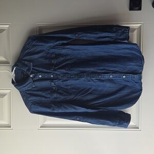 Talbots 100% Lyocell Chambray Button Down Shirt